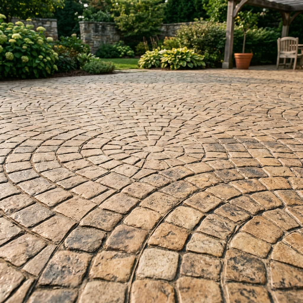 European fan cobblestone pattern NH