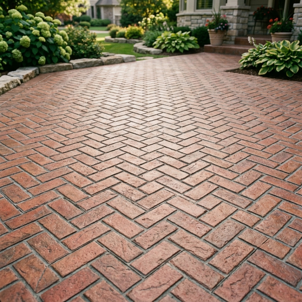 Herringbone brick pattern NH
