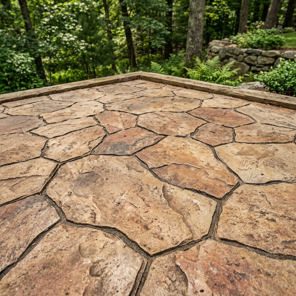 Random stone flagstone pattern NH